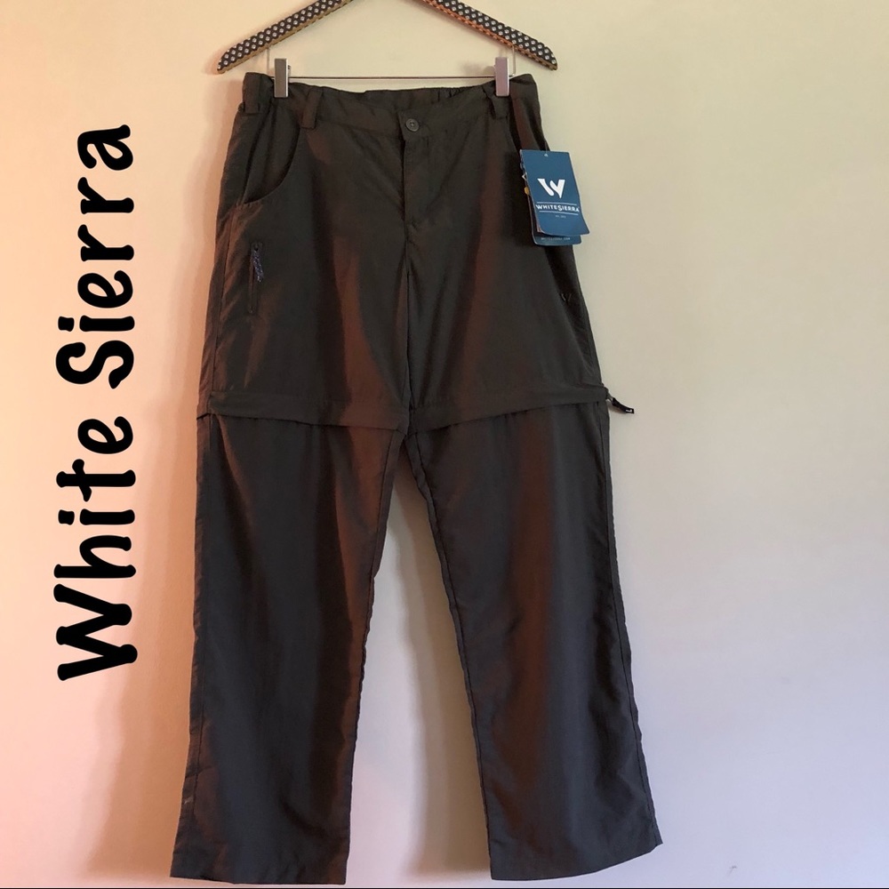 White Sierra convertible pant New with tags  sz M